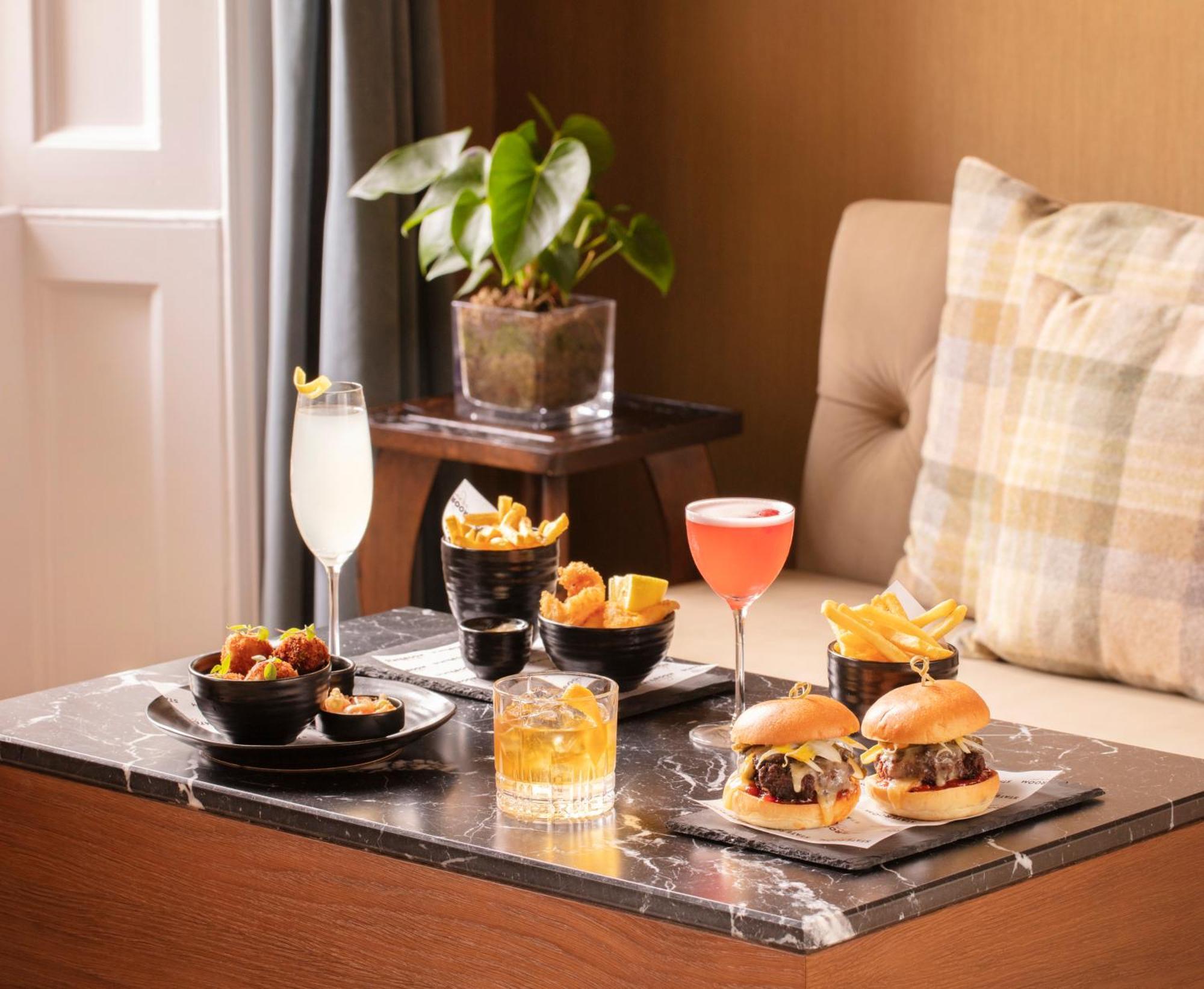 Schloss Roxburghe, Part Of Destination By Hyatt 외부 사진 A selection of cocktails and bar snacks at the bar